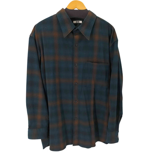 ユニクロユー UNIQLO U ヘビーフランネルオーバーサイズシャツ メンズ JPN:XL