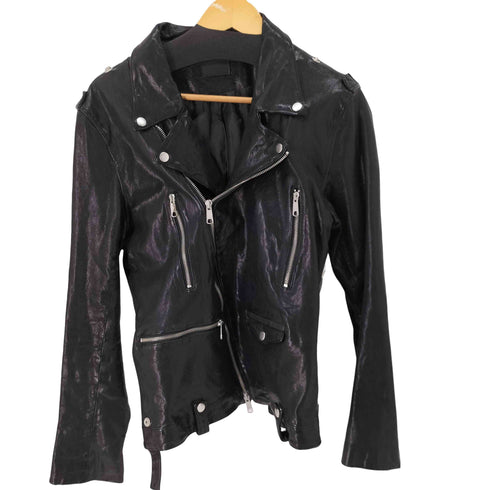 ダンケシェーン Danke Schon SideZip W-RidersJacket ゴートレザーライダースジャケット メンズ JPN:L