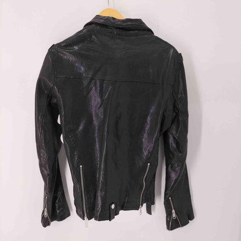 ダンケシェーン Danke Schon SideZip W-RidersJacket ゴートレザーライダースジャケット メンズ JPN:L