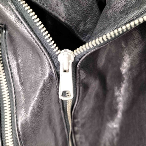 ダンケシェーン Danke Schon SideZip W-RidersJacket ゴートレザーライダースジャケット メンズ JPN:L