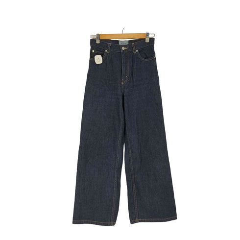 サージ SERGE de bleu WO BAGGY USED ワンウォッシュ バギー デニムパンツ レディース JPN:36