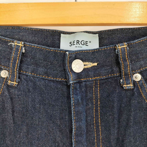 サージ SERGE de bleu WO BAGGY USED ワンウォッシュ バギー デニムパンツ レディース JPN:36