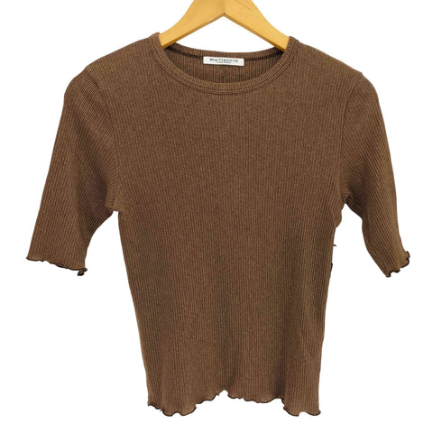ビューティーアンドユースユナイテッドアローズ BEAUTY & YOUTH UNITED ARROWS クレープ コンパクトクルーネック Tシャツ レディース