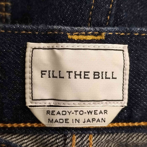 フィルザビル FILL THE BILL インディゴ ジップフライ デニムパンツ レディース 26inch