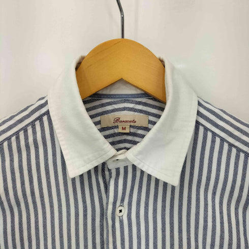 バラクータ BARACUTA ストライプ オックスフォードシャツ メンズ import:M