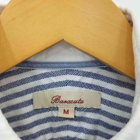 バラクータ BARACUTA ストライプ オックスフォードシャツ メンズ import:M