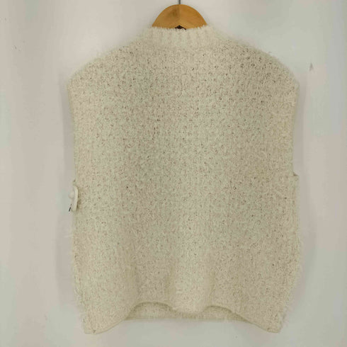 ミラオーウェン Mila Owen 24SS クルーネックノースリシャギーニット レディース ONE SIZE
