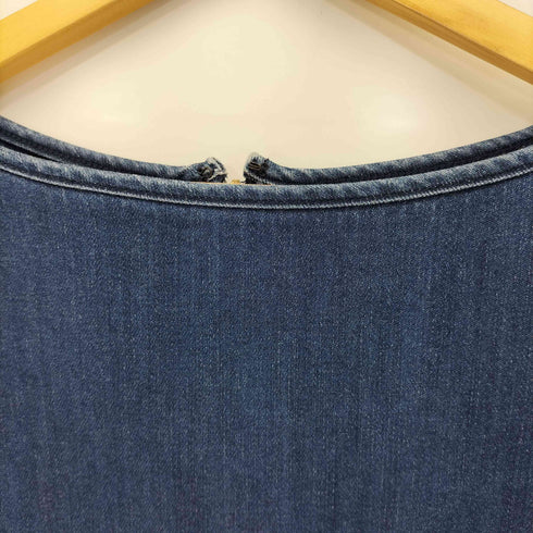ローレンラルフローレン LAUREN RALPH LAUREN フレアスリーブデニムワンピース レディース JPN:2
