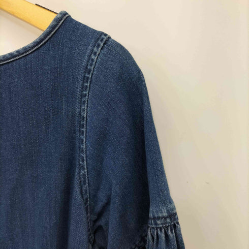 ローレンラルフローレン LAUREN RALPH LAUREN フレアスリーブデニムワンピース レディース JPN:2