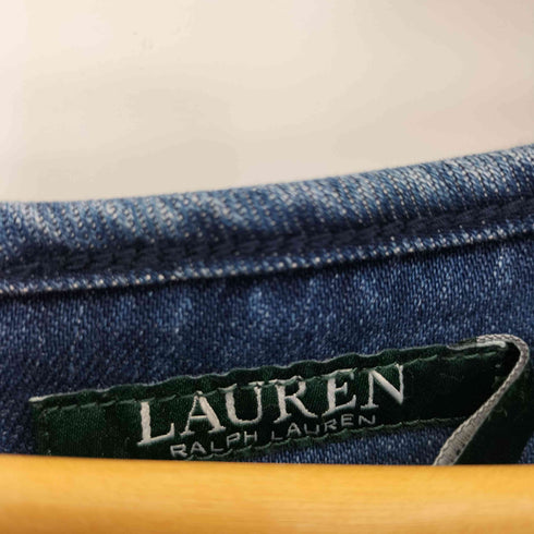 ローレンラルフローレン LAUREN RALPH LAUREN フレアスリーブデニムワンピース レディース JPN:2
