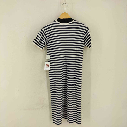 マリメッコ marimekko MADE IN FINLAND マリンボーダー コットンS/Sワンピース レディース 130