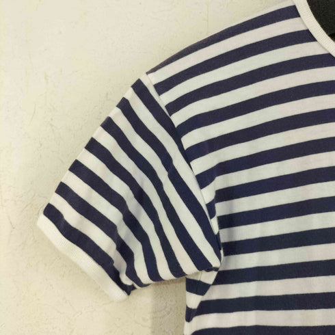 マリメッコ marimekko MADE IN FINLAND マリンボーダー コットンS/Sワンピース レディース 130