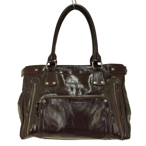 ロンシャン LONGCHAMP エナメルトートバッグ レディース