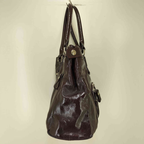 ロンシャン LONGCHAMP エナメルトートバッグ レディース