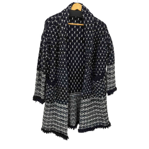 ザラ ZARA バーズアイ ニット ガウン レディース import:S