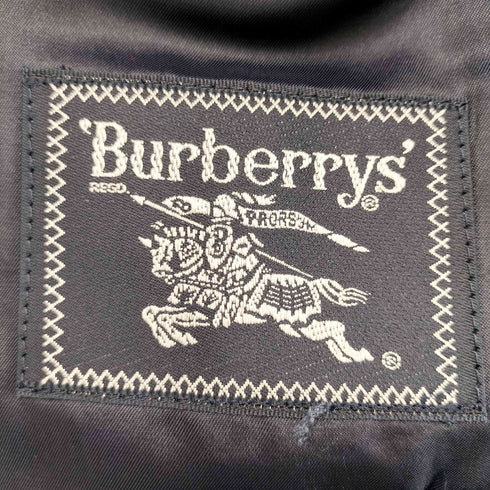 バーバリーズ BURBERRYS ウールストライプダブルジャケット メンズ