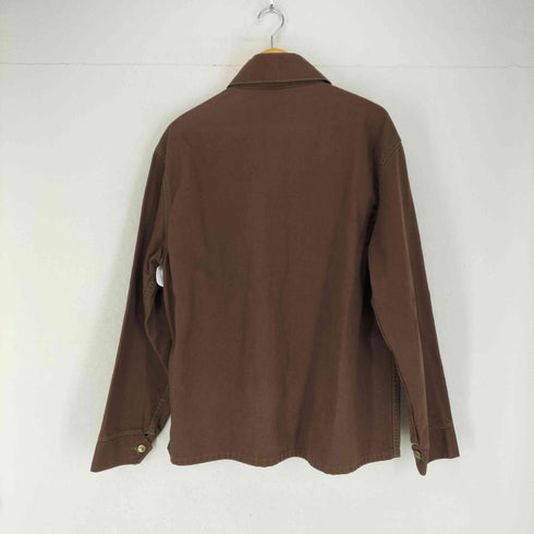ポインター POINTER MADE IN USA ダック地 グリーンステッチ マルチポケットワークジャケット メンズ US:44