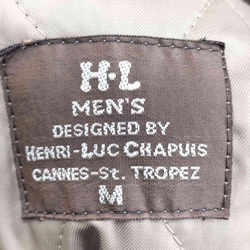 アンリリュシャピュイ Henri-Luc Chapuis キルティングライナー付き 比翼フィールドジャケット メンズ JPN:M