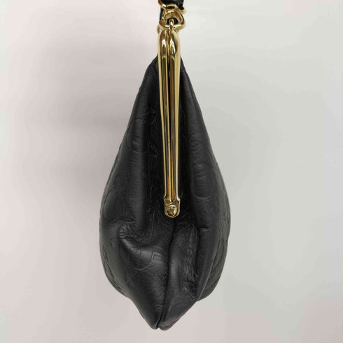 ヴィヴィアンウエストウッドアクセサリー Vivienne Westwood Accessories オーブ型押し がま口 ハンド バッグ レディース
