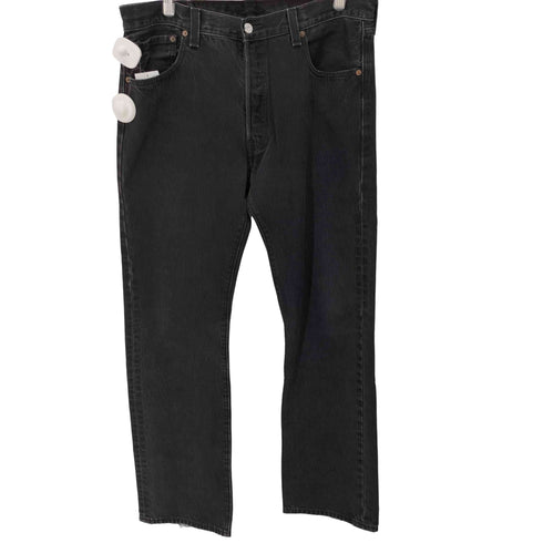 リーバイス Levis 501 ストレートブラックデニムパンツ メンズ
