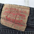 リーバイス Levis 501 ストレートブラックデニムパンツ メンズ