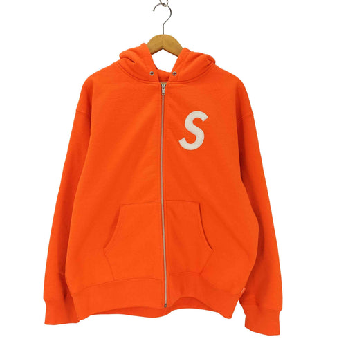 シュプリーム Supreme S LOGO ZIP UP HOODED SWEATSHIRT メンズ JPN:L
