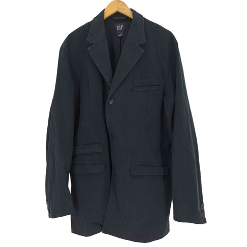 ギャップ Gap 04SS コットン ヘリンボーン 3B ハーフ チェスターコート メンズ import:XL