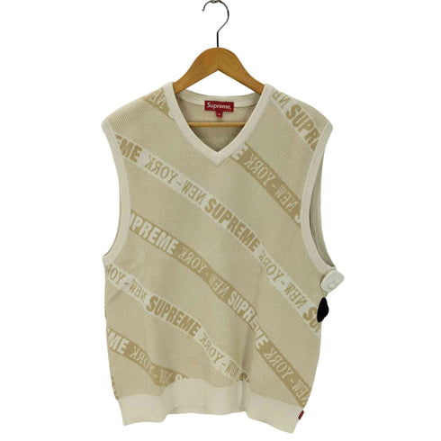 シュプリーム Supreme STRIPE SWEATER VEST メンズ JPN:M