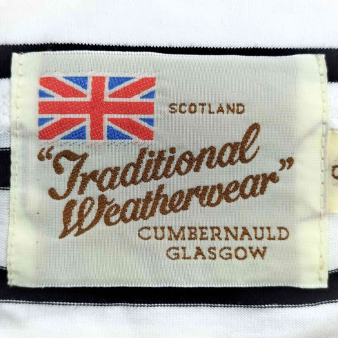 トラディショナルウェザーウェア Traditional Weatherwear ボートネック ボーダー マリンTシャツ レディース import:S