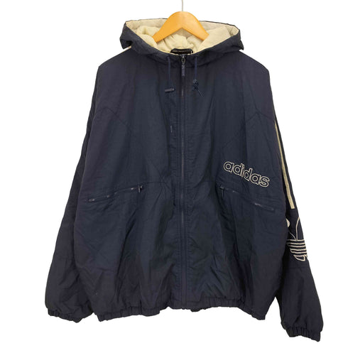 アディダス adidas 80-90s万国期タグ 裏地キルティングジップアップナイロンジャケット メンズ JPN:XL