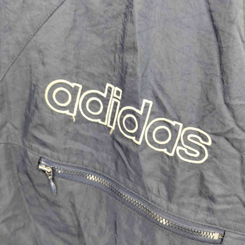 アディダス adidas 80-90s万国期タグ 裏地キルティングジップアップナイロンジャケット メンズ JPN:XL