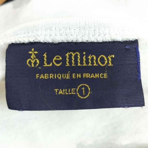 ルミノア Le minor フランス製 ボーダー バスクシャツ レディース 1