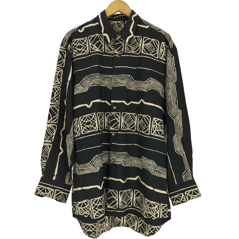 BAFFONE 総柄 レギュラーカラー L/S シャツ メンズ import:L