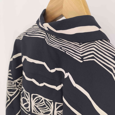 BAFFONE 総柄 レギュラーカラー L/S シャツ メンズ import:L