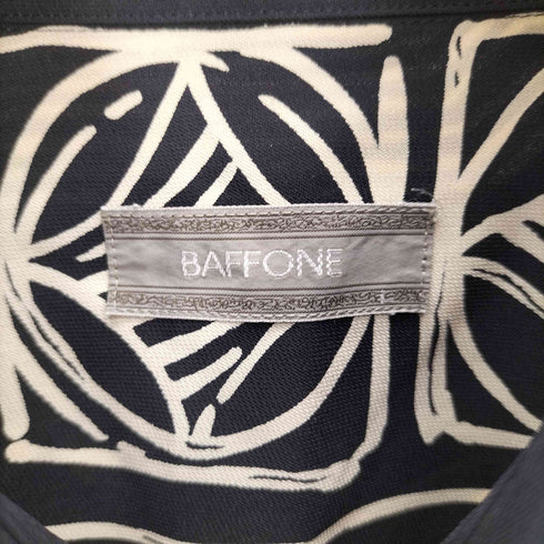 BAFFONE 総柄 レギュラーカラー L/S シャツ メンズ import:L