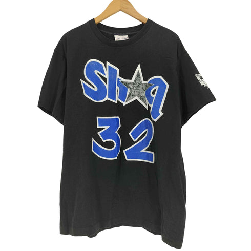 リーボック Reebok 90S USA製 SHAQ No32 プリント S/S Tシャツ シングルステッチ メンズ import:L