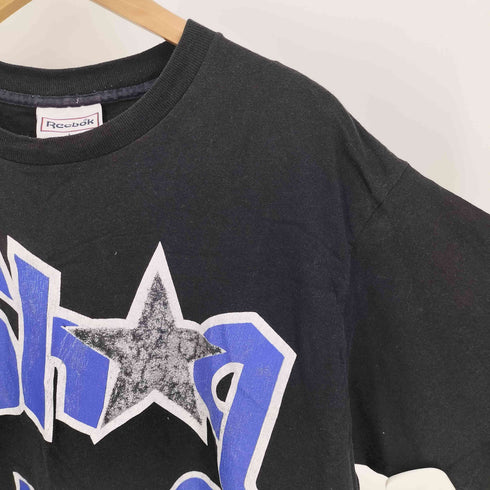 リーボック Reebok 90S USA製 SHAQ No32 プリント S/S Tシャツ シングルステッチ メンズ import:L