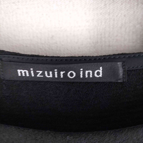 ミズイロインド mizuiro ind クルーネックコクーンプルオーバー レディース