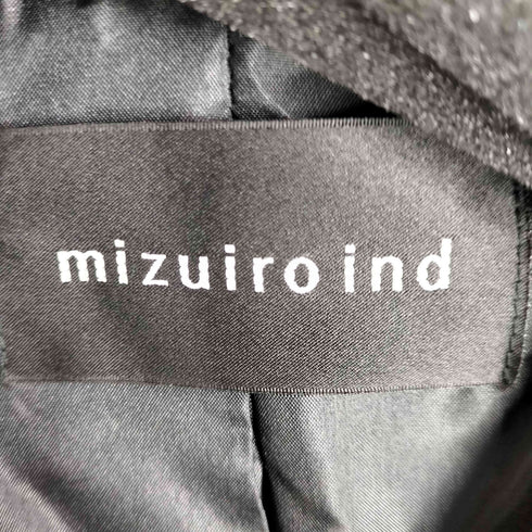 ミズイロインド mizuiro ind 23aw wide tailored cort ワイドテーラードコート レディース