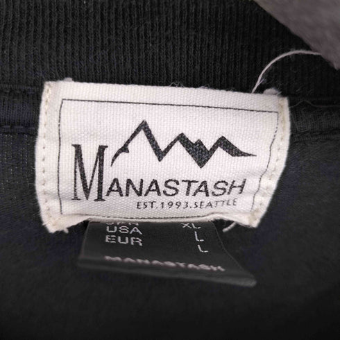 マナスタッシュ MANASTASH プリントクルーネックTシャツ メンズ JPN:XL