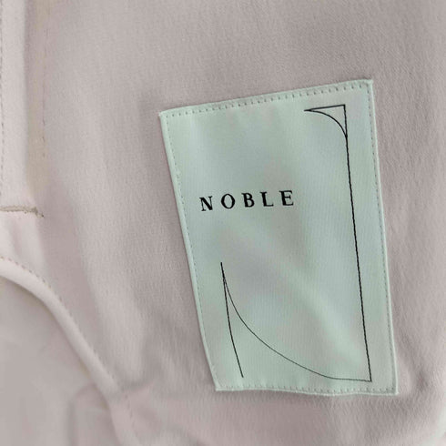 ノーブル Noble 23SS トリプルクロスワイドカラーロングコート レディース JPN:38