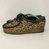 クラークスオリジナルズ Clarks ORIGINALS Wallabee Leopard ワラビー レオパード柄 モカシン シューズ レディース JPN:24.5