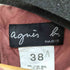 アニエスベー agnes b. PARIS ナイロン混ウールノースリーブワンピース レディース FR:38
