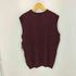 PURE WOOL 3Dニットベスト メンズ import:XL