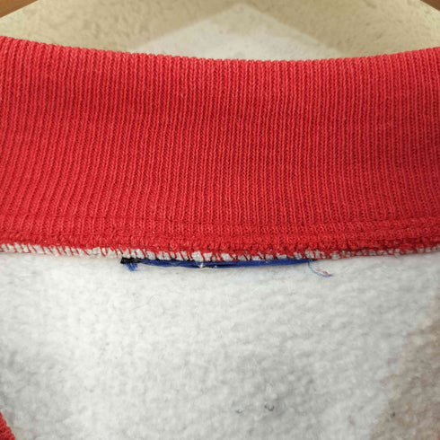 両面刺繍 レイヤードカラー ハーフボタン霜降りスウェット BOSCA メンズ