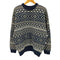 ビームス BEAMS 22AW 5G ジャガード イージー クルーネック ニット メンズ JPN:L