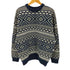 ビームス BEAMS 22AW 5G ジャガード イージー クルーネック ニット メンズ JPN:L