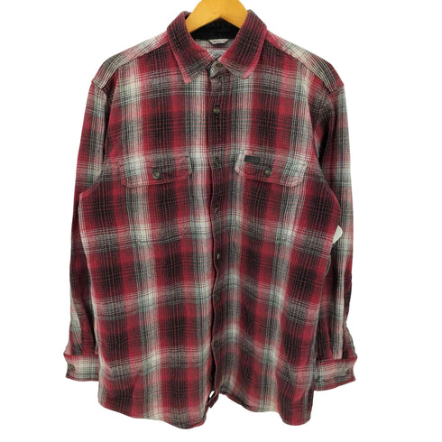 カーハート Carhartt ORIGINAL FIT チェック柄 ヘビー ネルシャツ メンズ import:M