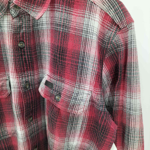カーハート Carhartt ORIGINAL FIT チェック柄 ヘビー ネルシャツ メンズ import:M