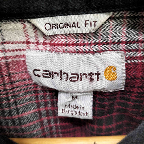 カーハート Carhartt ORIGINAL FIT チェック柄 ヘビー ネルシャツ メンズ import:M